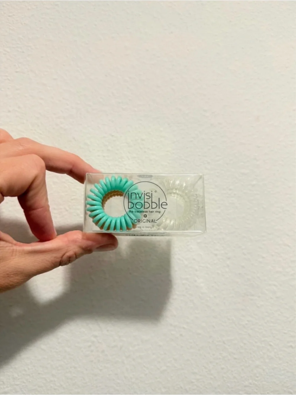 Invisibobble Original Traceless Hair Rings 6-Pack Crystal Clear & Nude Hair Ties